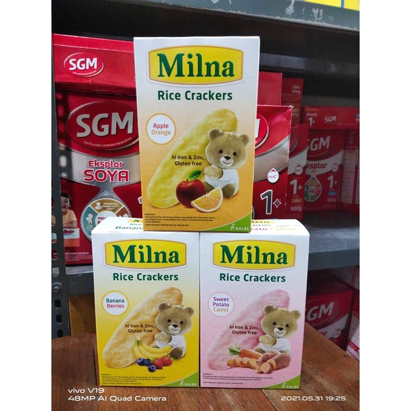 milna rice crackers