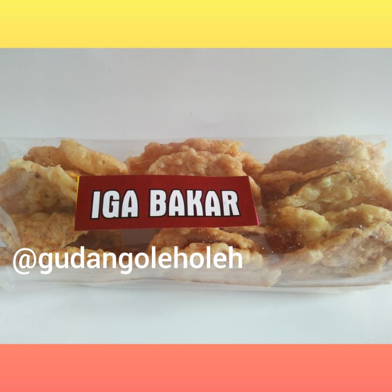 

KERIPIK TEMPE RASA IGA BAKAR 100 GRAM