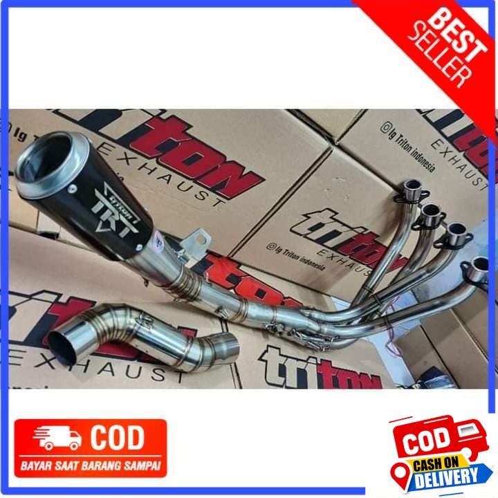 Knalpot Racing zx25r Knalpot Racing zx25r Fullsystem , Triton Original 2 Multifungsi Samping & Under