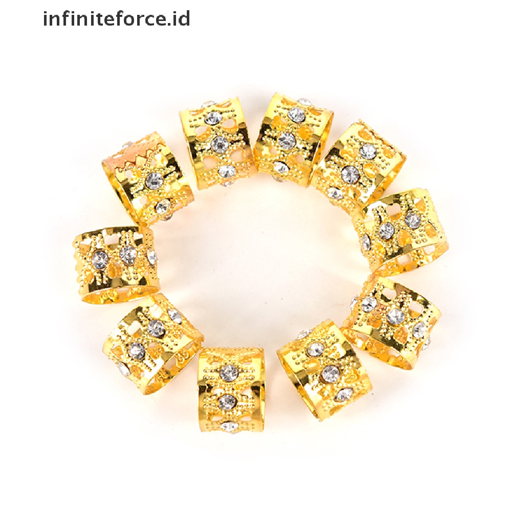 Infiniteforce.id 10pcs / Set Klip Rambut Kepang Gimbal