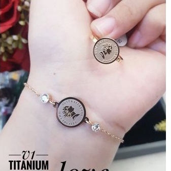 TiTanium set gelang cincin G53