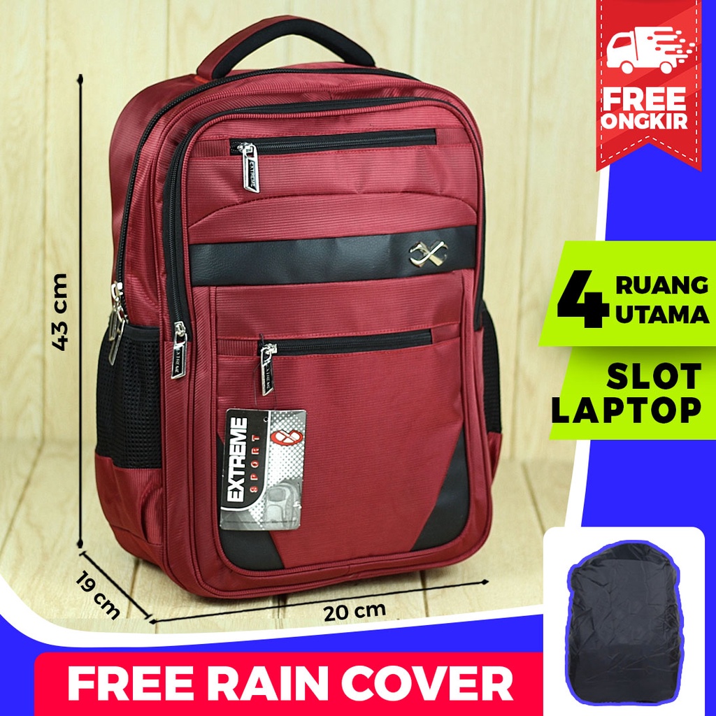 Tas Ransel Extreme Merah Bagus Tas Pria Keren Casual