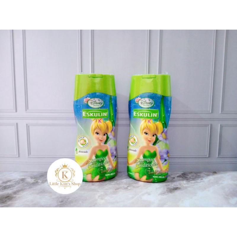 Tinker Bell Kids Shampoo & Conditioner With Avocado 200 ml / ESKULIN Kids Fairies Shampoo & Conditio