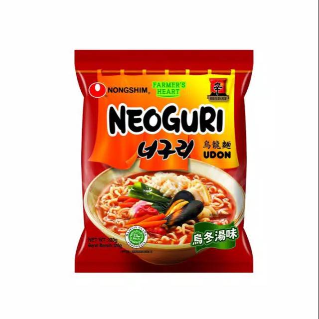 Nongshim Neoguri Udon / Mie Instan Korea Halal 120gr