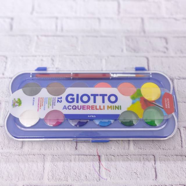 

Giotto watercolor cake mini 12 warna