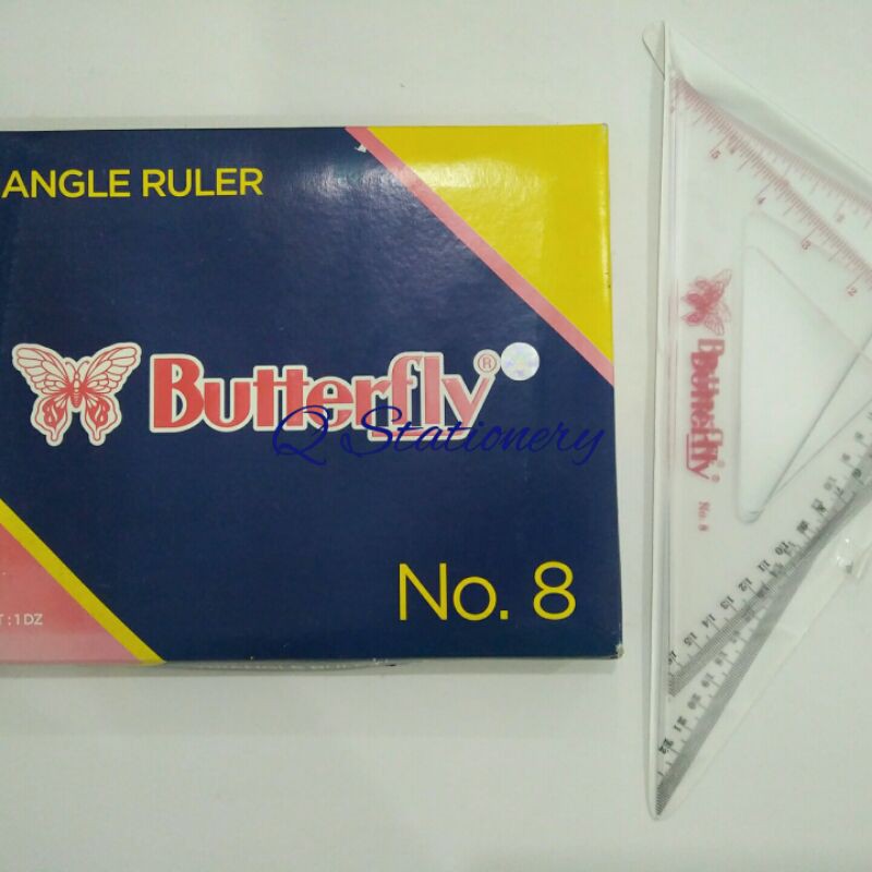 

Penggaris segitiga no. 8 Butterfly