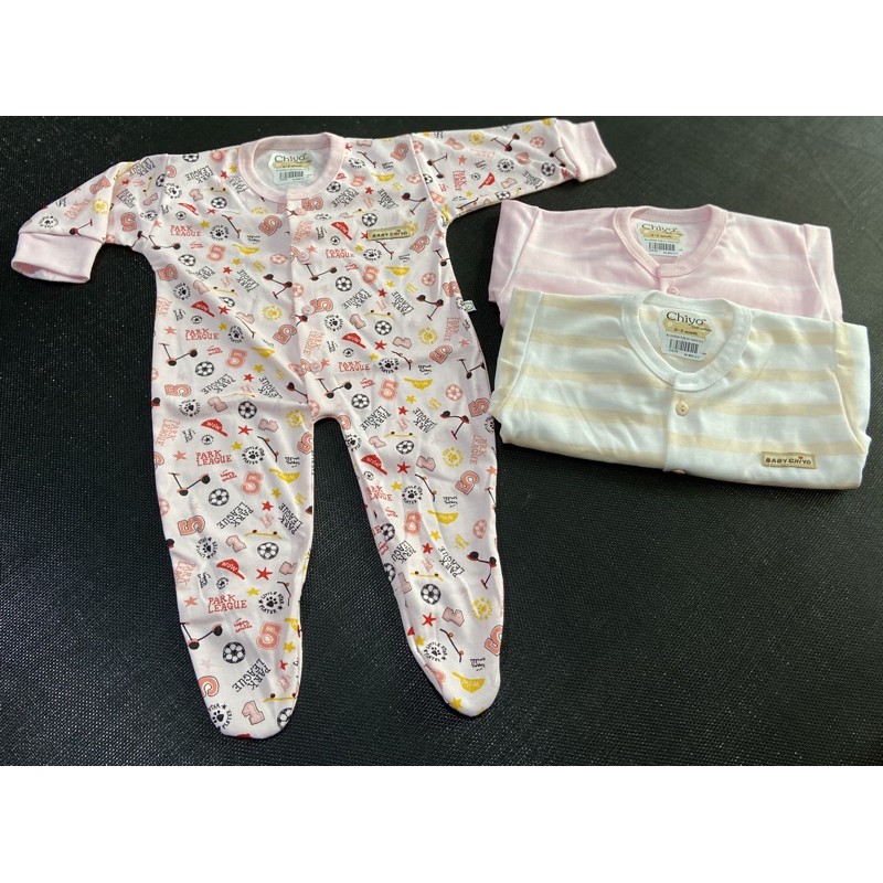 CHIYO BABY SLEEPSUIT - BAJU KODOK PANJANG 0-3 BULAN | baju bayi