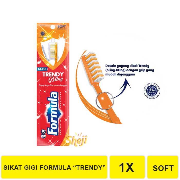 FORMULA SIKAT GIGI TRENDY SOFT / SIKAT GIGI FORMULA TRENDY SOFT