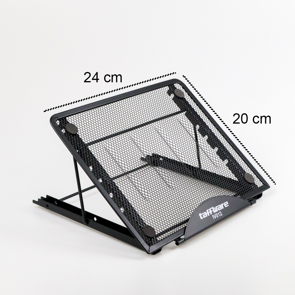 Taffware Portable Laptop Stand Adjustable Angle - IV012 - Black