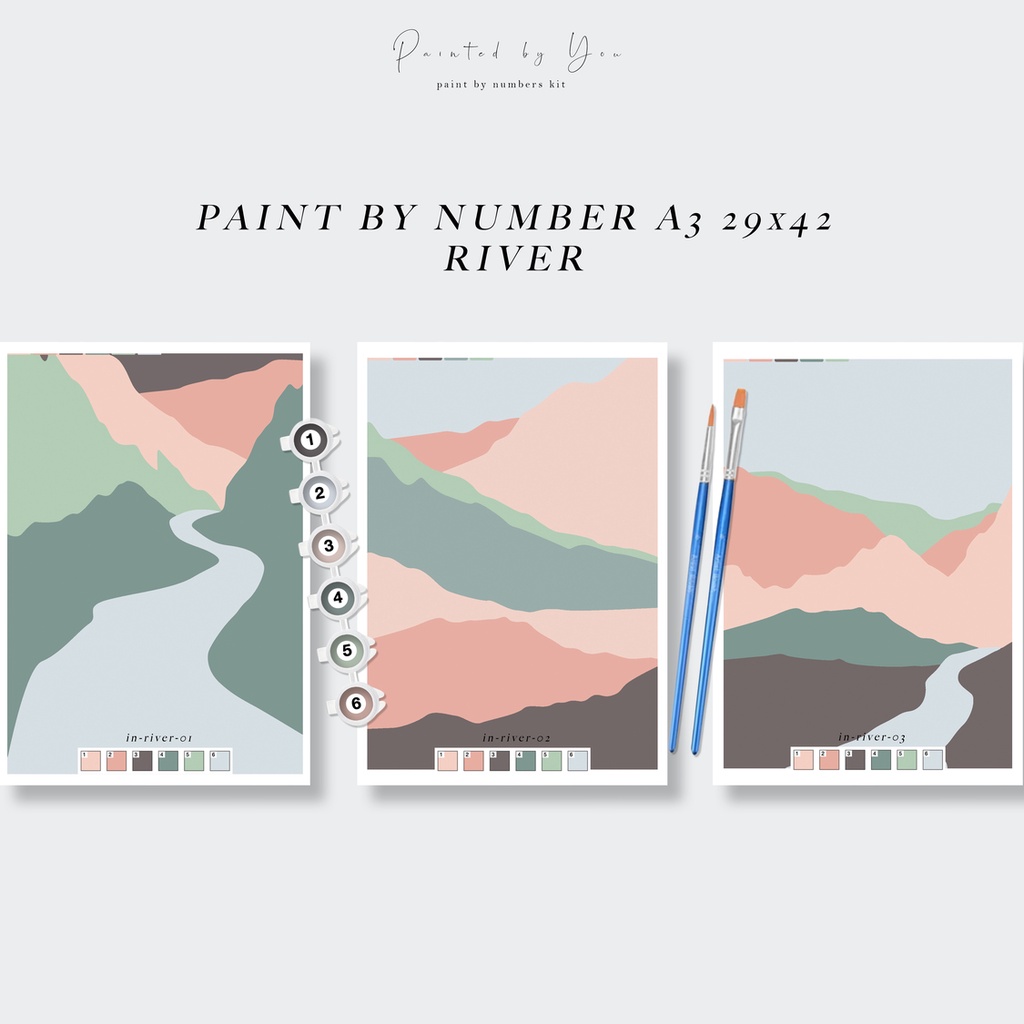 

Paint By Number Kit A3, RIVER