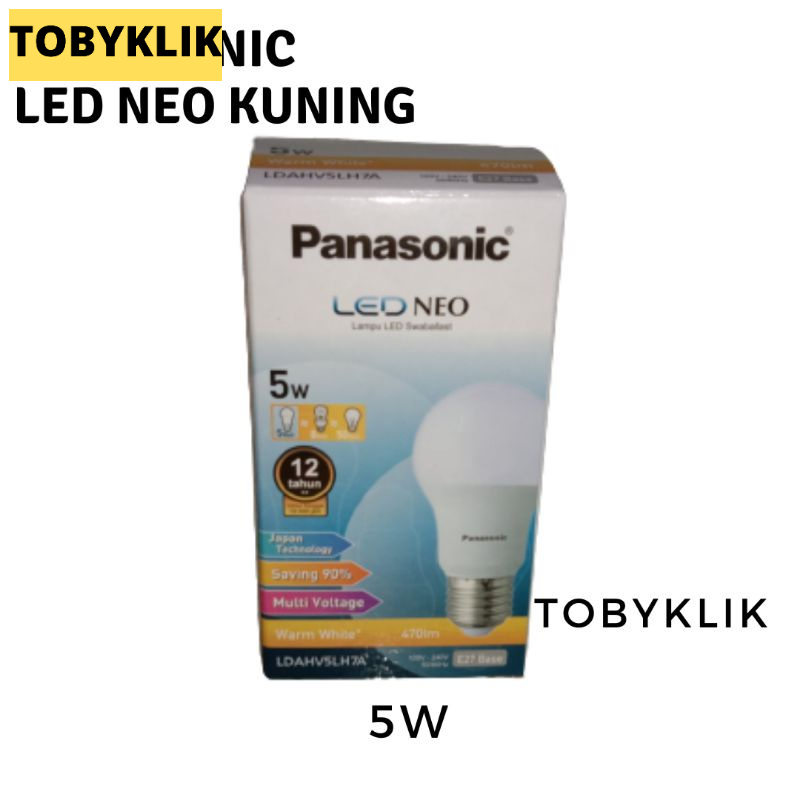 Lampu LED Panasonic Warna Kuning