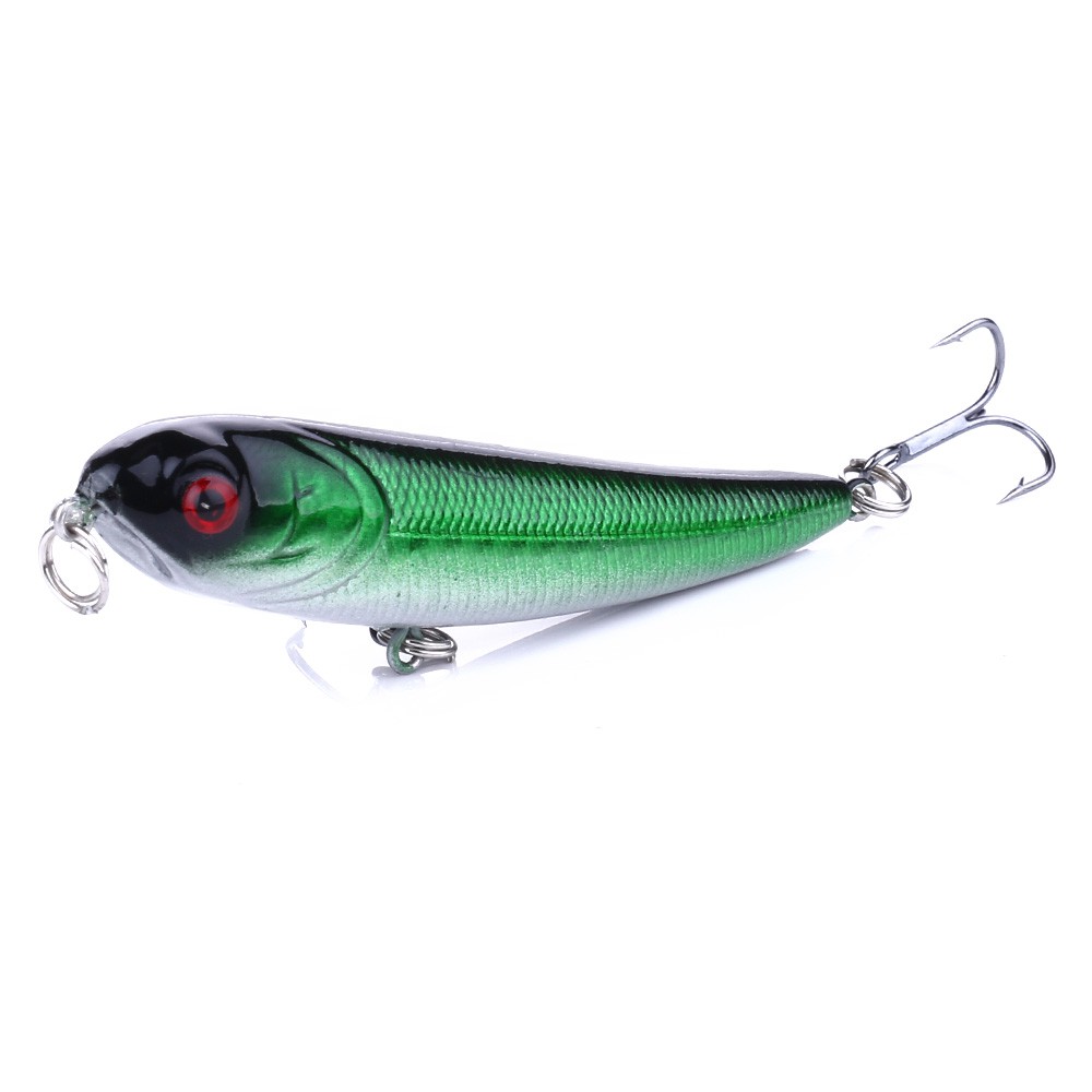 HENGJIA 1pcs 7cm/5.8g Umpan Hard Pencil Pancing Swimbait Ikan Bass Fishing Lure Outdoor Tackle