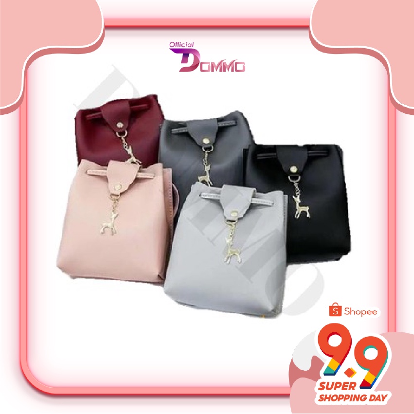 [LOKAL] DOMMO - D1049 TAS RUSA Dari Jakarta BISA COD Tas Selempang Rusa deer women girl MORYMONY