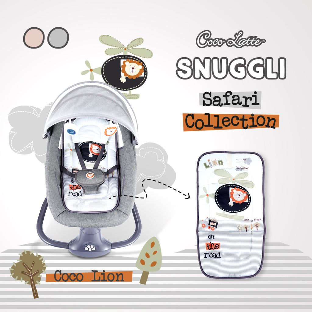 Coco Latte Weeler Snuggli Cocolatte OTOMATIS Bouncer Swing plus remote control Makassar