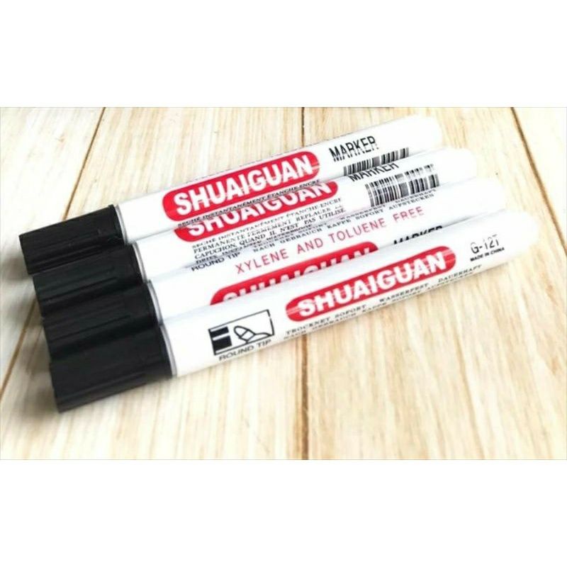 

Spidol Shuaiguan Marker G-127 Hitam (Pcs)