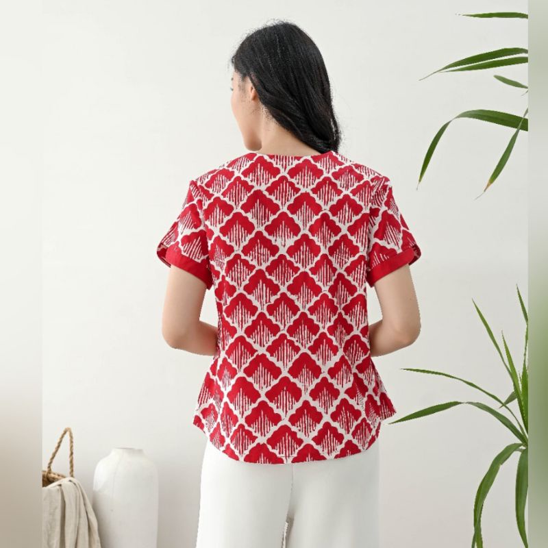 ATASAN BATIK 208 AAS RED