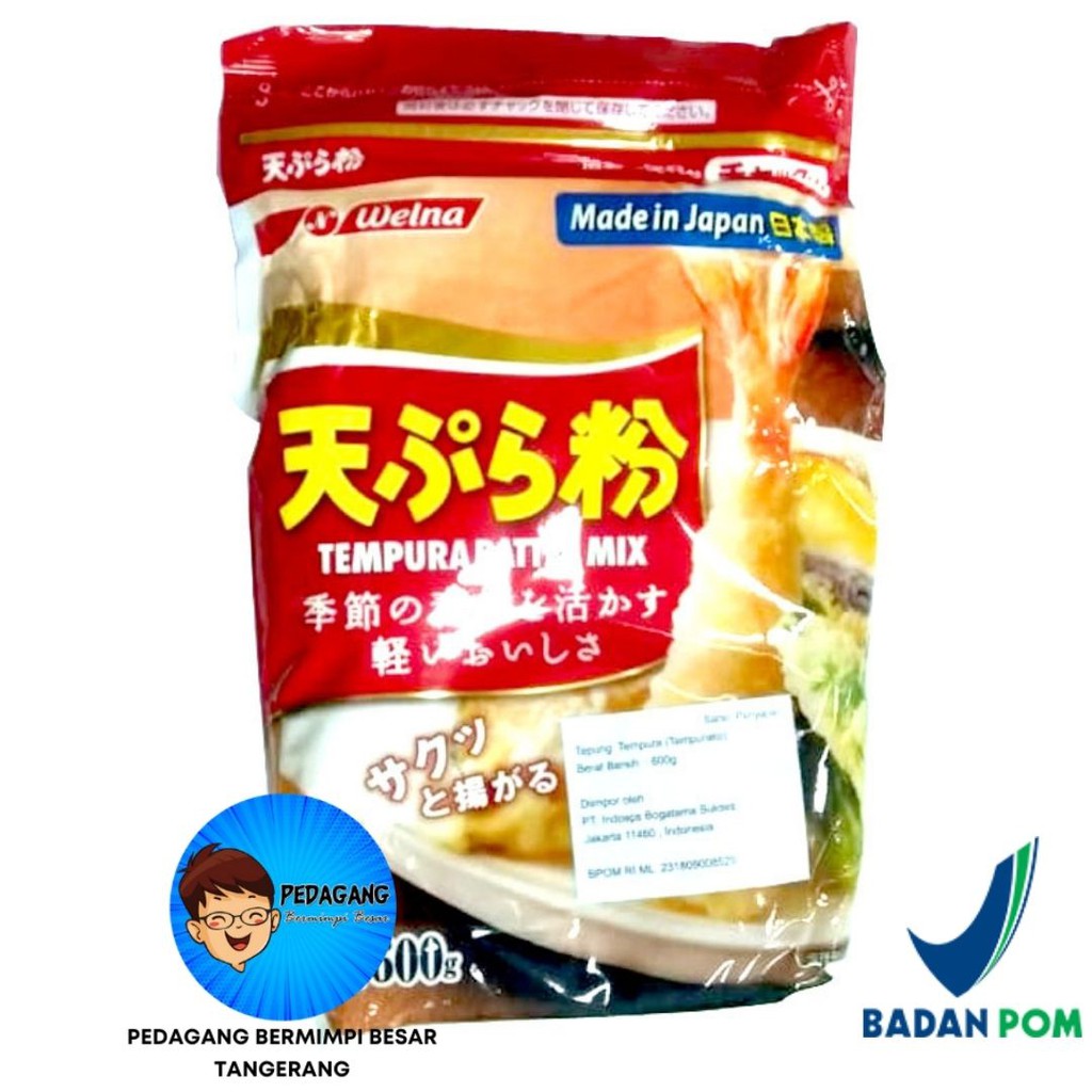 

Tepung Tempura 600gr Jepang Import / Nisshin Seifun Tempurako Original