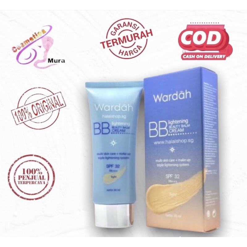 15 &amp; 30 ml wardah lightening bb cream wardah natural - wardah BB cream lightening