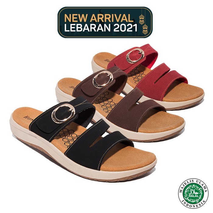 HOMYPED VIOLETA N43 SANDAL WANITA - KOPI, 38