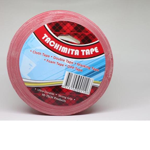 

➯ CLOTH TAPE/LAKBAN KAIN WARNA MERAH TACHIMITA BERKUALITAS 2 INCH 40 M ☊