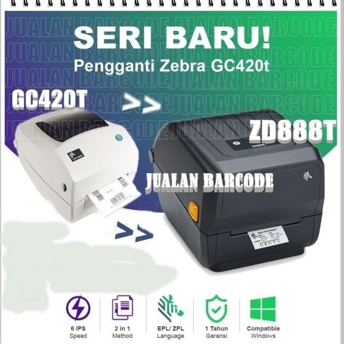 Jual Printer Label Barcode Zebra Cetak Resi Pengiriman Zd888 Zd220 Vvtghv7mi6 Shopee Indonesia 4475