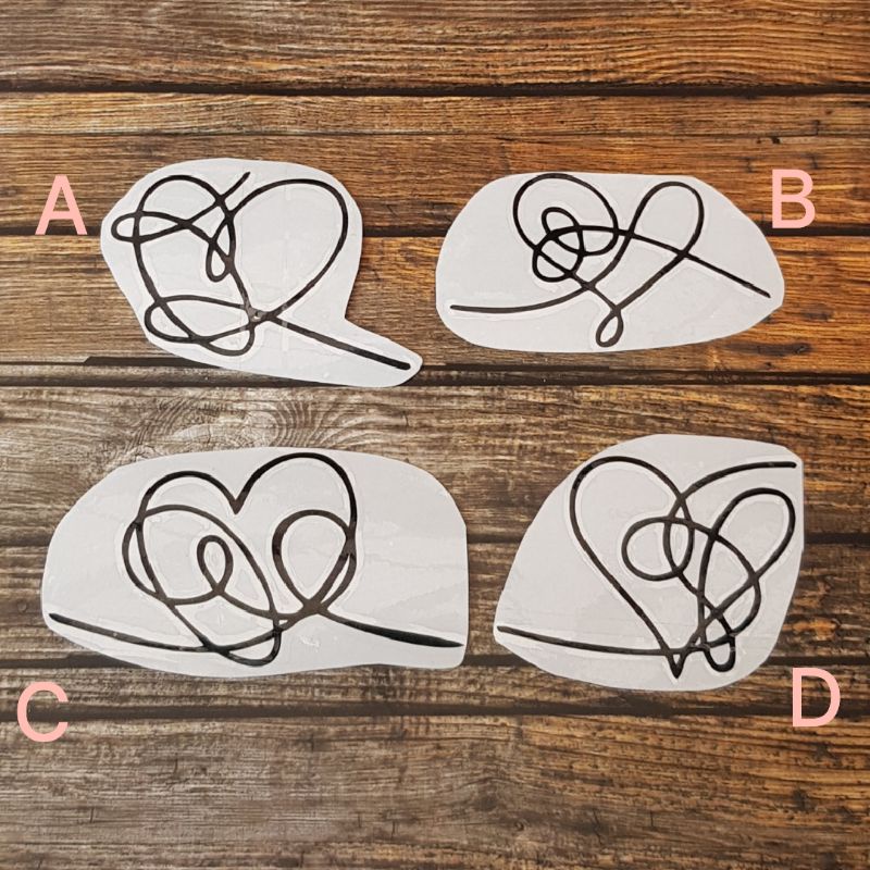 BTS Love Yourself Heart Sticker