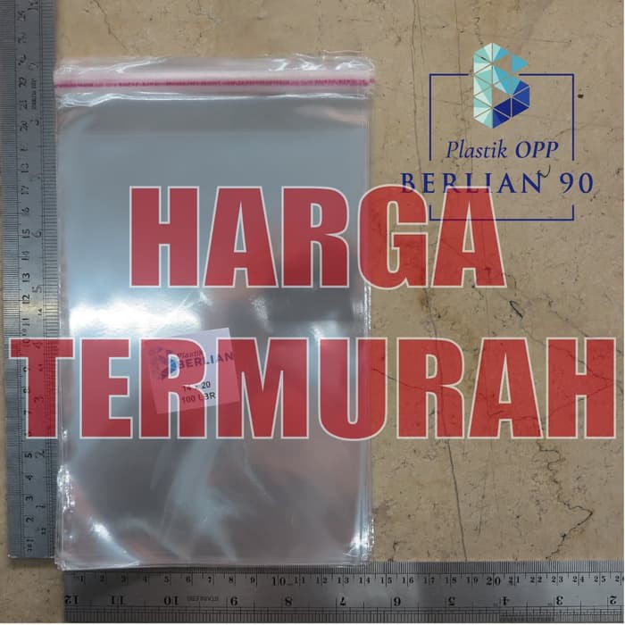 

Dijual Plastik OPP 14X20CM KW1 100LBR Lem atau Seal Berkualitas