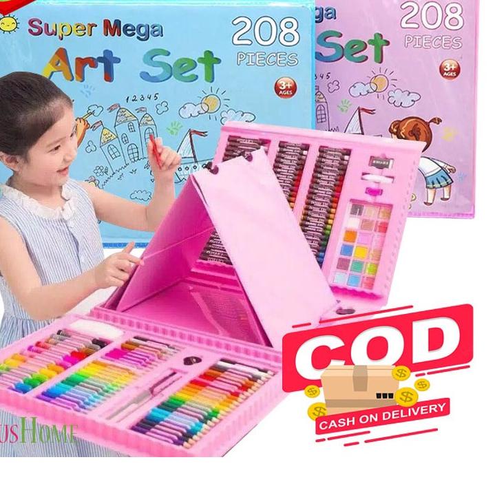 

Big Sale - Crayon Set 208pcs / Krayon Mewarnai Anak 208pcs / Pensil Warna Set 208pcs