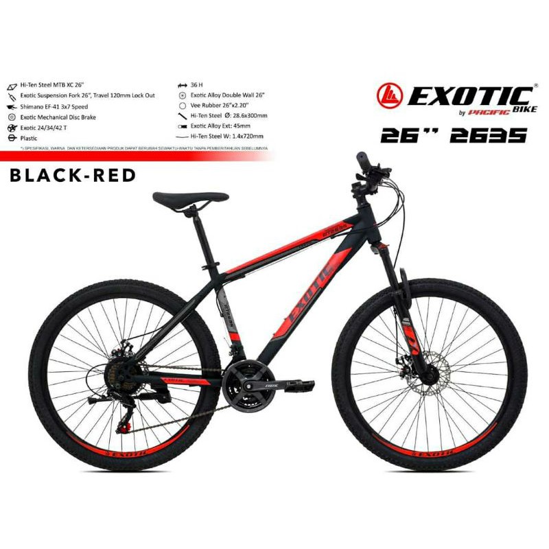 Sepeda MTB 26 inch Merk Exotic 2635