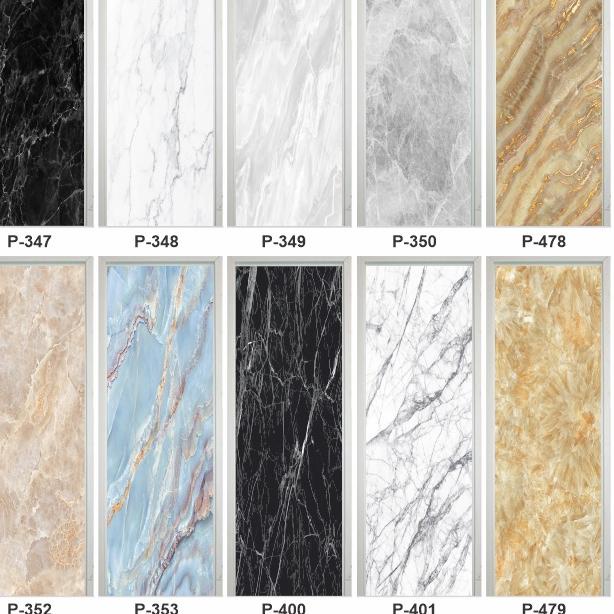 STIKER Pintu Kamar Mandi Motif MARMER