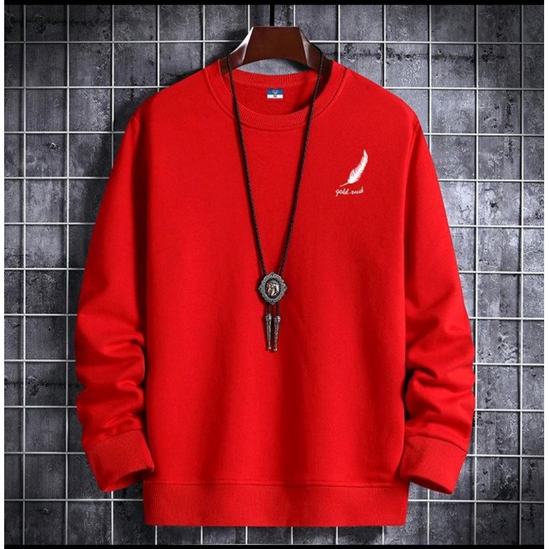 Sweater Crewneck pria/wanita GOOD termurah /bahan fleece lembut dan tebal