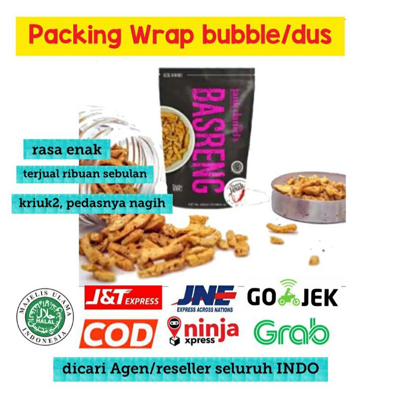 Beli 10 gratis 1 Basreng jank daniels camilan kekinian merk BOBOKO