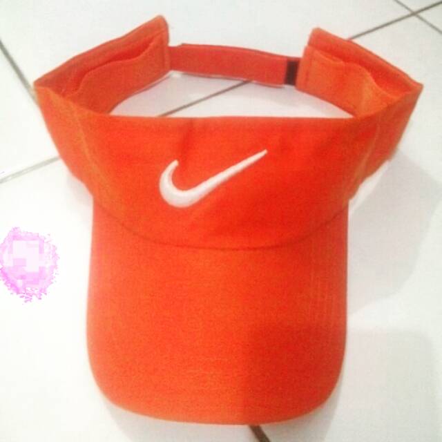 Topi Senam,Golf,Joging,Sepeda Nike Orange