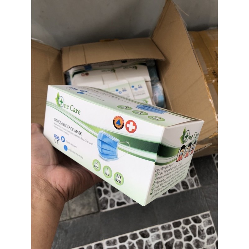 3PLY MASK - MASKER 3PLY-fullcare  (isi 50)
