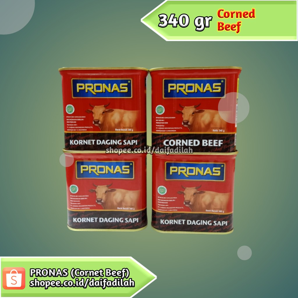 

PRONAS" Kornet Daging Sapi (340 gram)