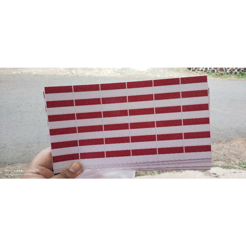 

STIKER PIPI BENDERA MERAH PUTIH STIKER AGUSTUSAN SITIKER BENDERA INDONESIA