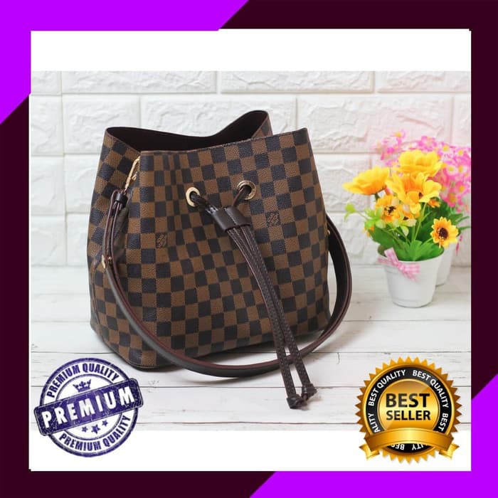 Tas Wanita Louis Vuitton NeoNoe serut BRANDED IMPORT MURAH SELEMPANG Original
