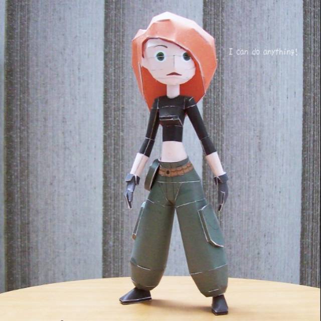 Disney Kim Possible papercraft