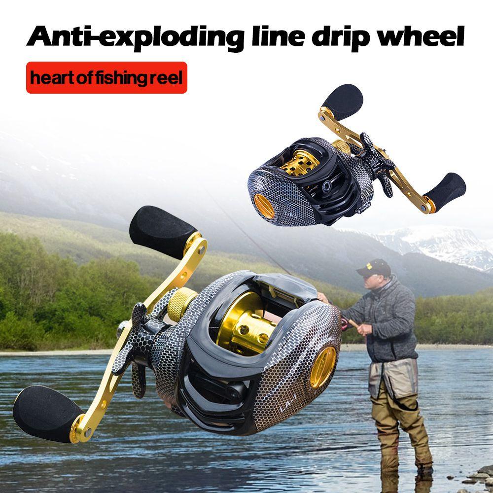 TOP Laser Lure Wheel Metal Kiri /Kanan Memancing Perlengkapan Memancing Reel Pancing