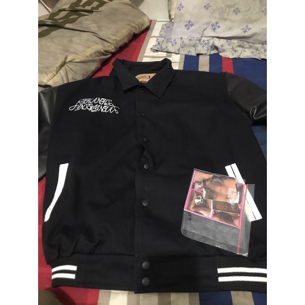 Varsity Jacket Majesty Black Thanksinsomnia