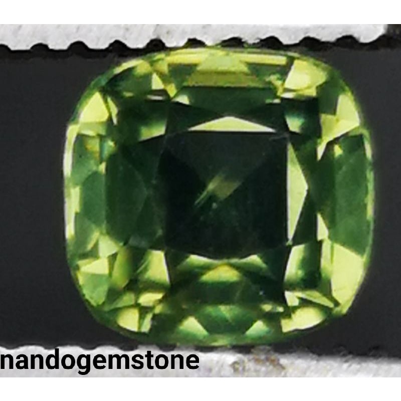 Natural Batu Permata Green Zircon Sri Lanka Clarity Sempurna Luster Clean + Memo Kgl Lab