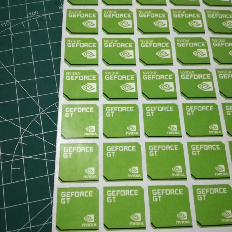 Stiker Nvidia Geforce GT
