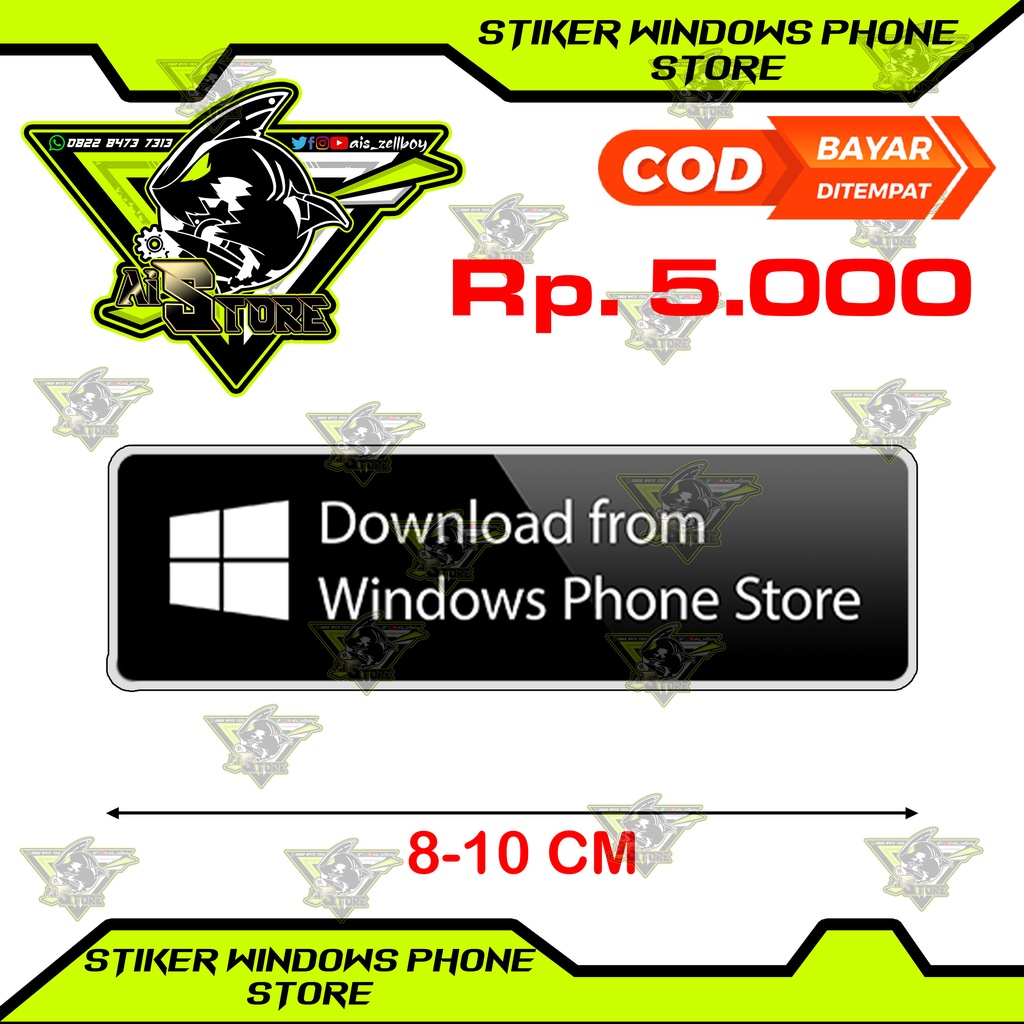 Stiker Windows Phone Store
