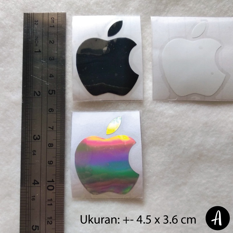 Cutting Sticker Apple Logo iPhone Macbook untuk Stiker Smartphone Laptop Mobil Motor Helm Gelas Boto