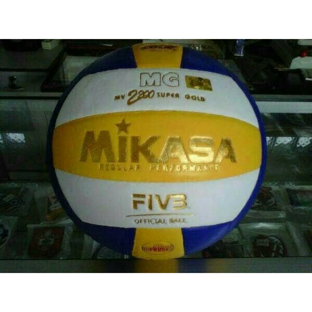 Bola volly mikasa MV2200 gold super grade ori