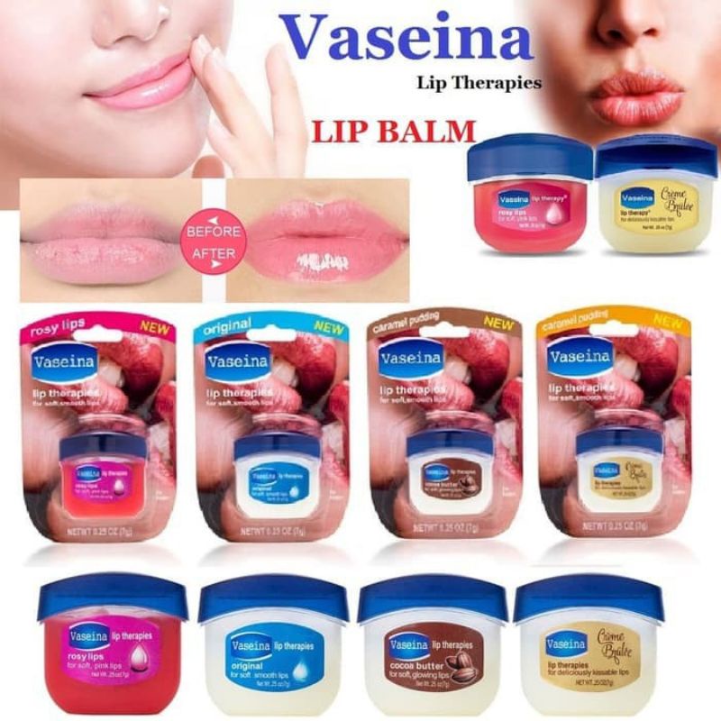 Vassline Therapy Bibir kering / Lip balm/Lip therapy 7gr