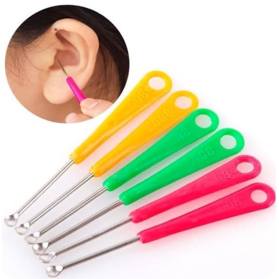 HONBA-H273 Korek Kuping Besi Warna Warni