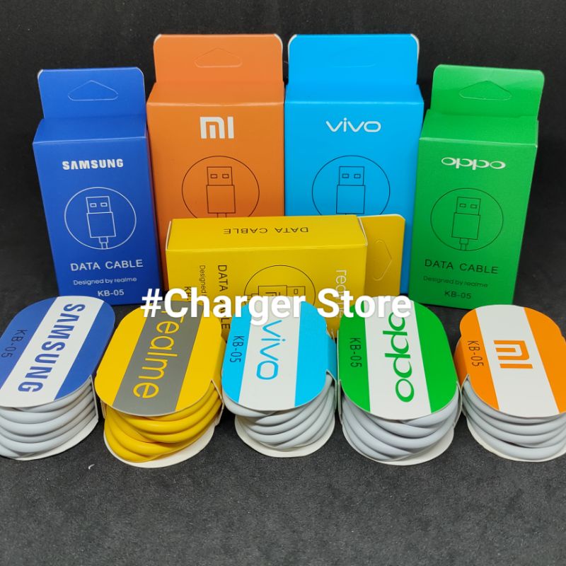 Kabel Data Fast Charging Micro USB Original Oppo Cable Charger ORI 1 Meter