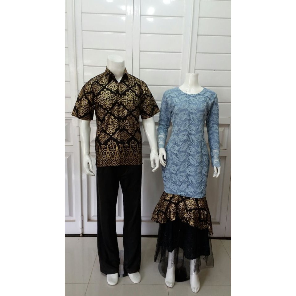 GROSIR COUPLE GAMIS MERMAID  KEMEJA PENDEK