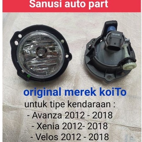 foglamp Avanza, foglamp Xenia, foglamp Velos, 2012 Sampai 2018